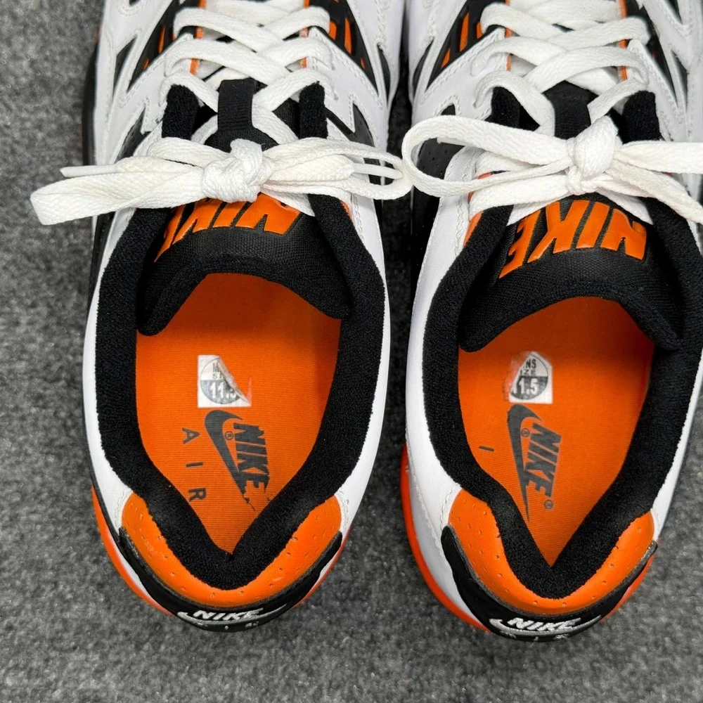 Nike Air Cross Trainer 3 Low Shoes Men 11.5 Starfish White Black Orange Athletic